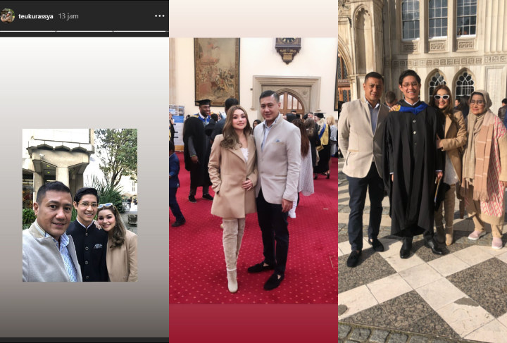 Ibu Tiri Hadiri Wisuda Teuku Rassya