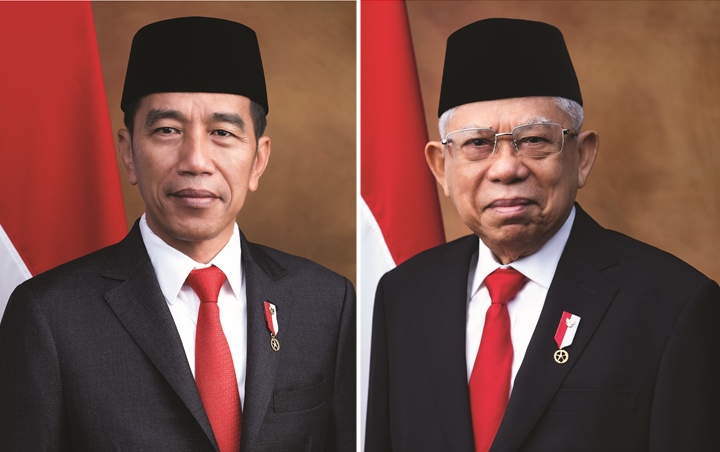 Presiden Jokowi dan Wapres Ma'ruf Amin Resmi Dilantik Usai Disumpah di Senayan