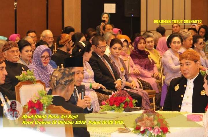 Mayangsari dan Keluarga Cendana