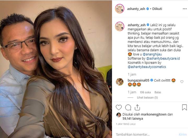 Ashanty Ungkap Sisi Lain Anang Hermansyah