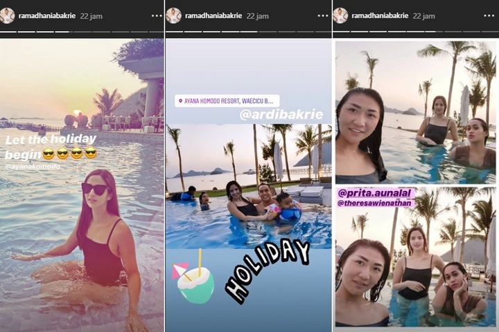Liburan Nia Ramadhani ke Labuan Bajo