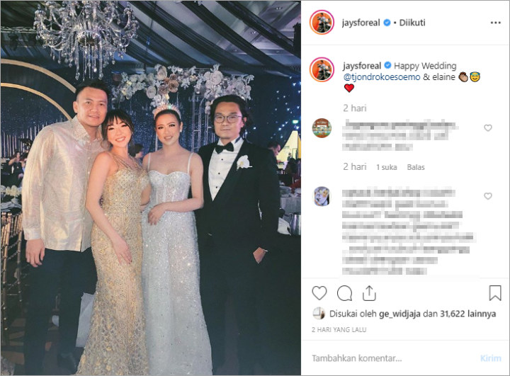 Busana Gisella Anastasia Saat Kondangan Bareng Wijaya Saputra Bikin bingung Hingga Tuai Kritikan
