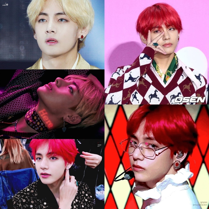 Kebiasaan V BTS Pakai Anting Mencolok Jadi Perbincangan 1