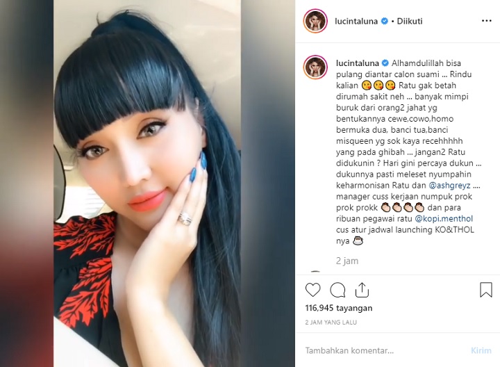 Lucinta luna Kembali