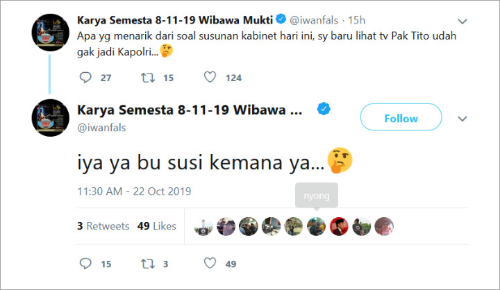 Eks Menteri Pudjiastuti ‘Dihempas’, Reaksi Kangen Iwan Fals Banjir