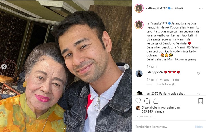 Raffi Ahmad Bareng Nenek