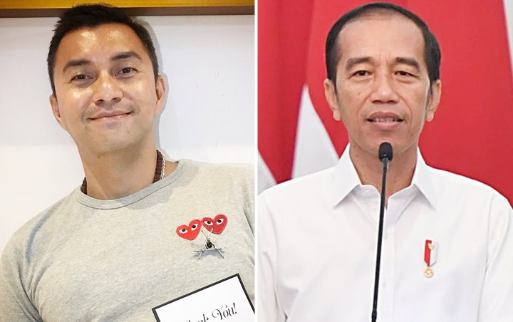  Anjasmara Tuai Decak Kagum Usai Sukses Tiru Pose Duduk Silang Ala Jokowi Anti Melintir