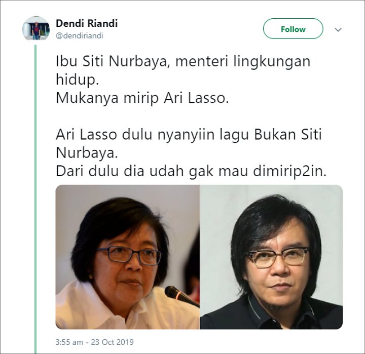 Ari Lasso Mirip Siti Nurbaya