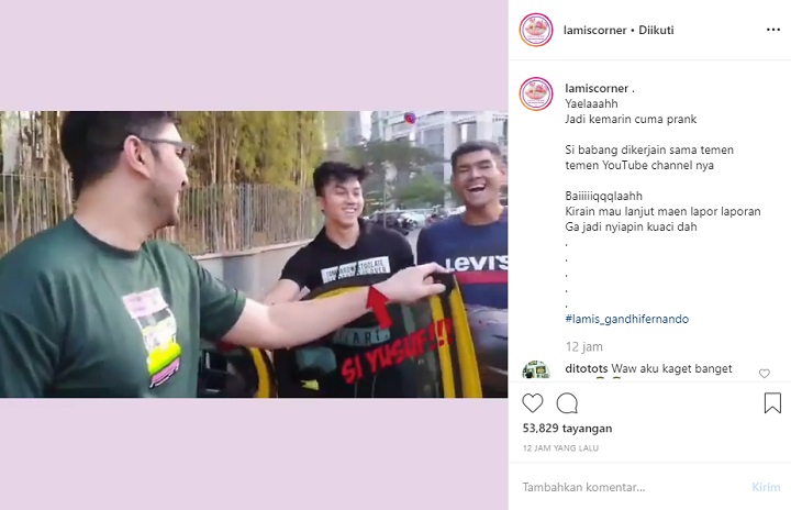 Gandhi Fernando Prank