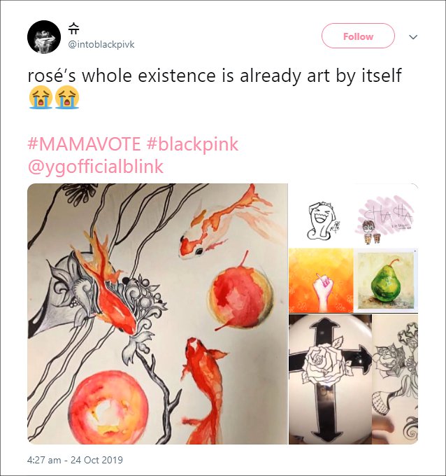 Ternyata Pandai Melukis, Karya Rose BLACKPINK Ini Tuai Decak Kagum