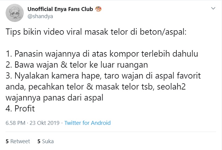 Viral Video Masak Telur di Aspal, Warganet Ributkan Rahasia Dibaliknya