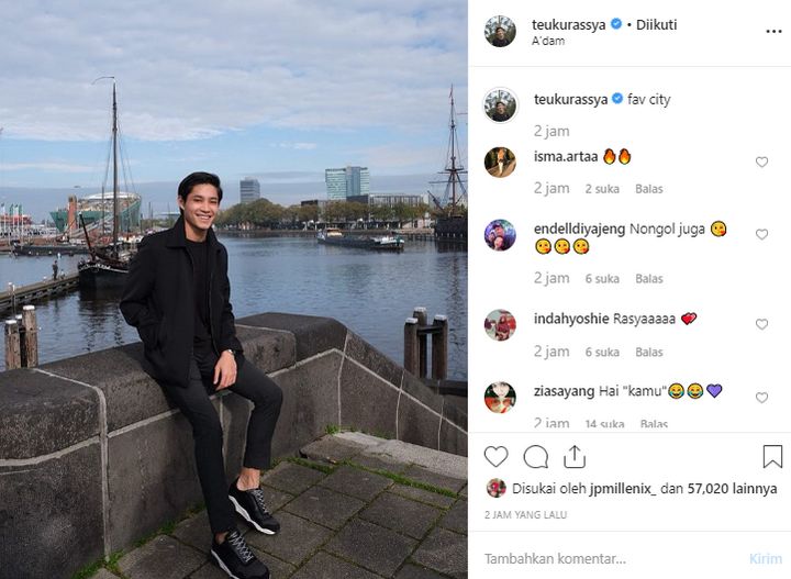 Liburan Teuku Rassya di Belanda