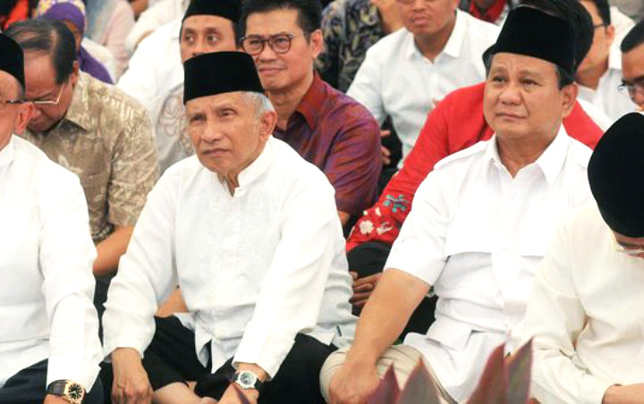 Temui Amien Rais, Prabowo: Saya Jadi Menteri Bukan Untuk Carried Away