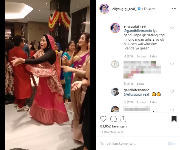 Komentar Ely Sugigi dan Gandhi Fernando