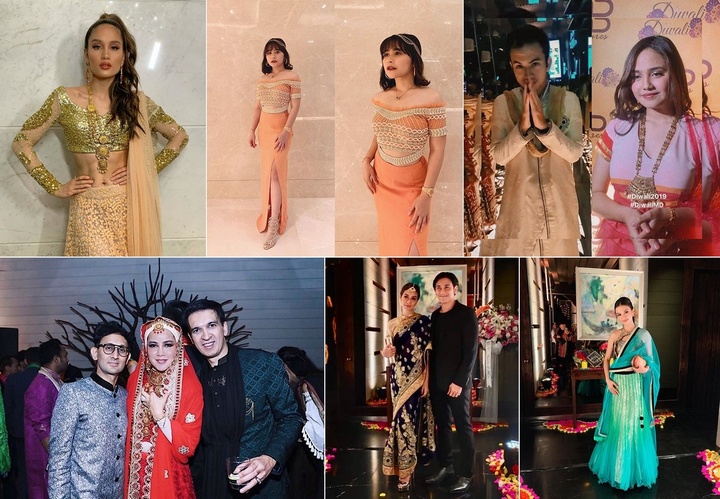 Deretan Artis Ikut Rayakan Diwali MD Pictures