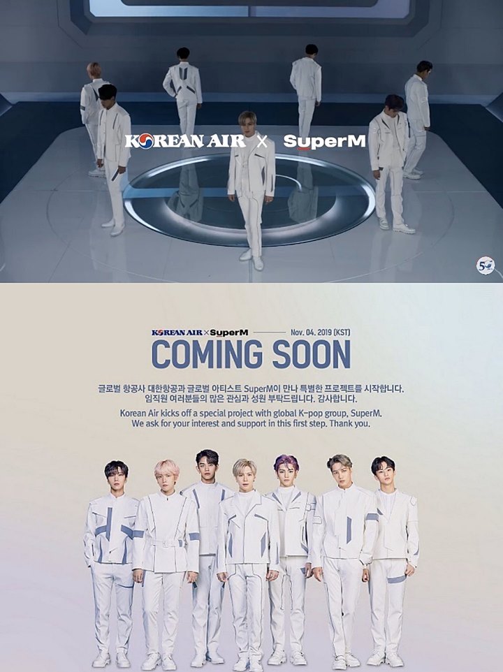 SuperM Umumkan Kerja Sama dengan Korean Air, Netizen Minta Fans Idol Lain Jangan Iri