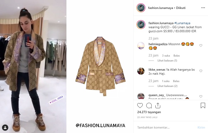 Luna Maya Jaket
