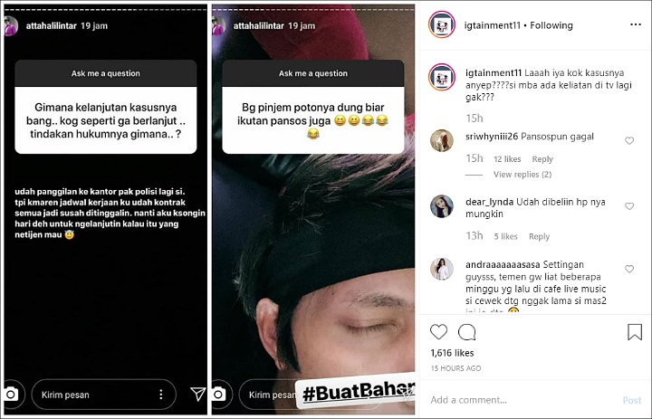 Tanggapan Atta Halilintar Saat Ditanya Soal Kelanjutan Kasusnya Dengan Bebby Fey