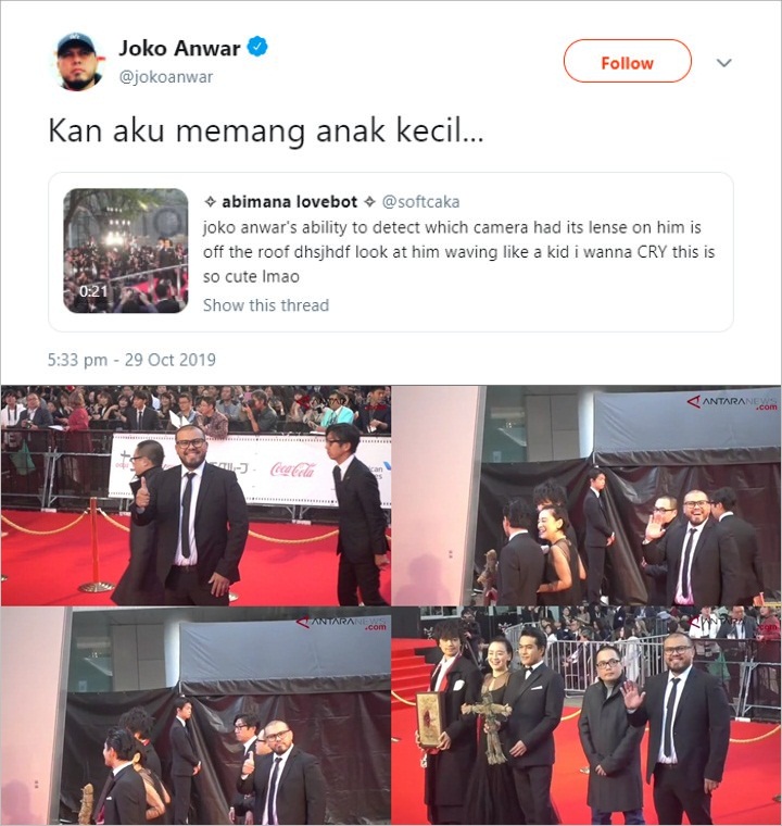 Joko Anwar Bikin Fans Terkejut Usai Ketahuan Punya Keahlian Bak Idol K-Pop