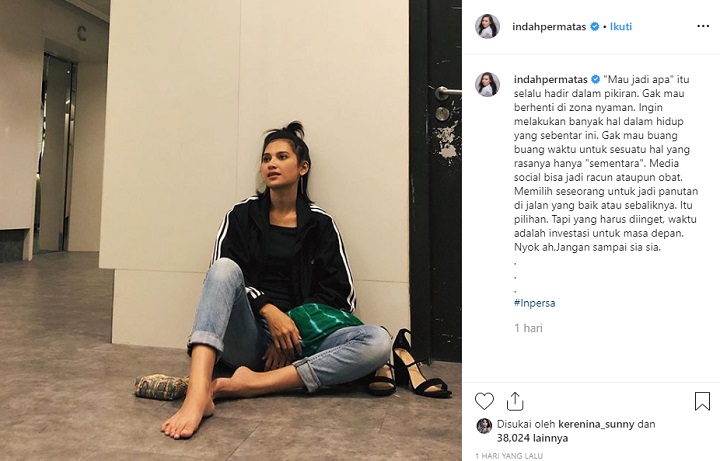 Indah Permatasari Tulis Ini