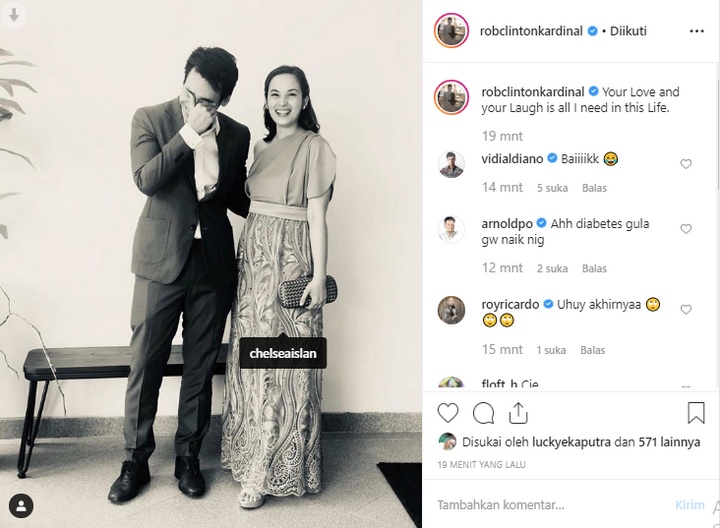 Rayuan Maut Rob Clinton Untuk Chelsea Islan Dikomentari Chef Arnold cs