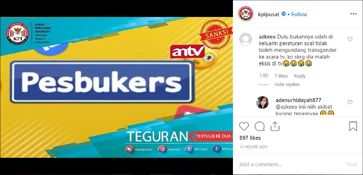 Makian Lucinta Luna Di ‘Pesbukers’ Ditegur KPI, Kembali Ramai Soal Transgender Dilarang Tampil