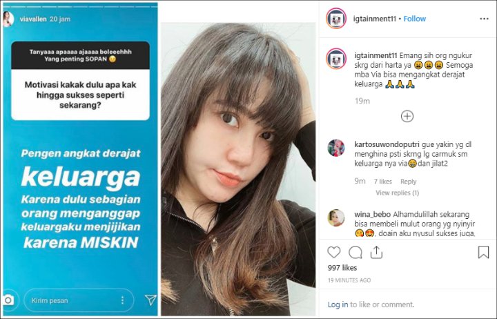 Via Vallen Ungkap Dulu Keluarganya Dianggap Menjijikan Gara-Gara Miskin