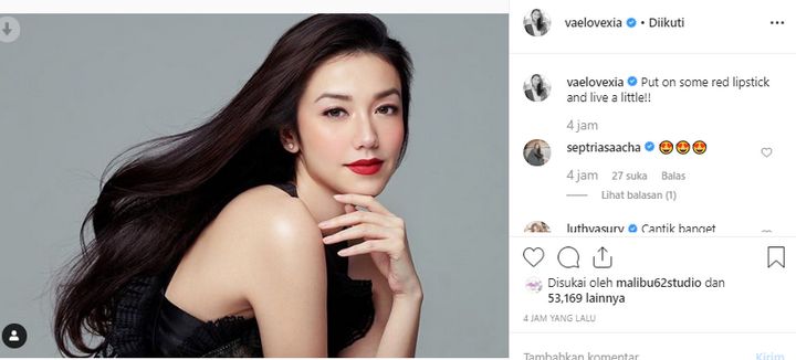 Velove Vexia Cantik Bak Artis Korea