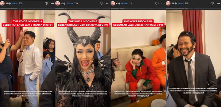 Sambut Halloween, Intip Penampilan Seram Para Coach Di ‘The Voice Indonesia’