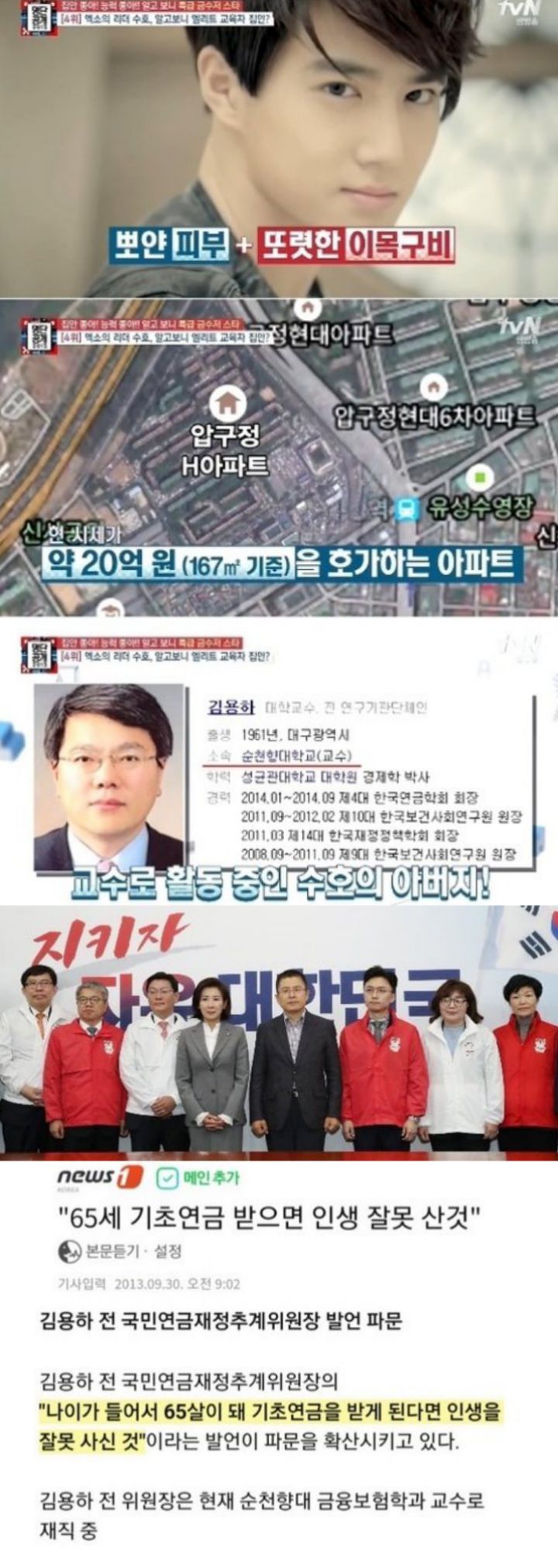 Ayah Suho EXO Gabung Partai Kebebasan Korea yang Pro Jepang, Tuai Kritikan Netizen