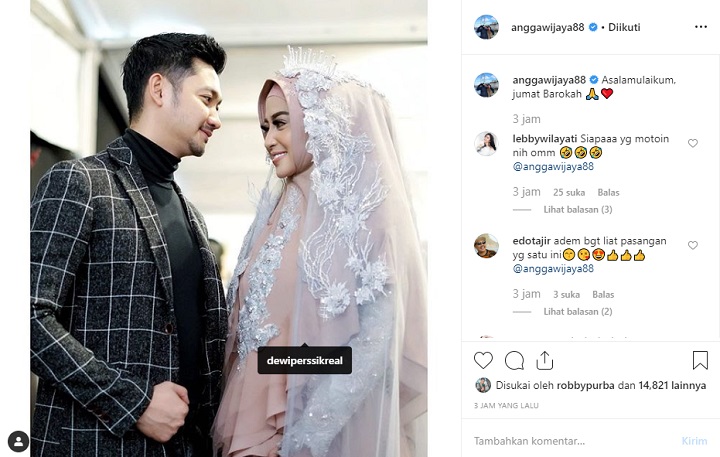 Dewi Persik dan Angga Wijaya