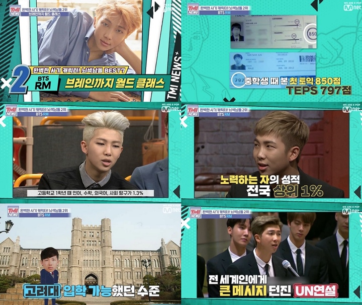 Kecerdasan RM BTS Jadi Perbincangan, Skor TOEIC Saat SMP Kejutkan Netizen
