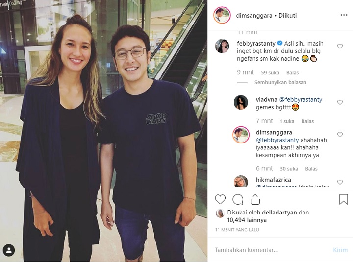 Febby Rastanty Ternyata Saksi Dimas Ngefans Berat Nadine Chandrawinata