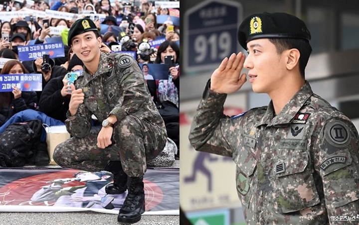 Jung Yong Hwa CN Blue Selesai Kan Wamil Nya  Disambut Fansnya