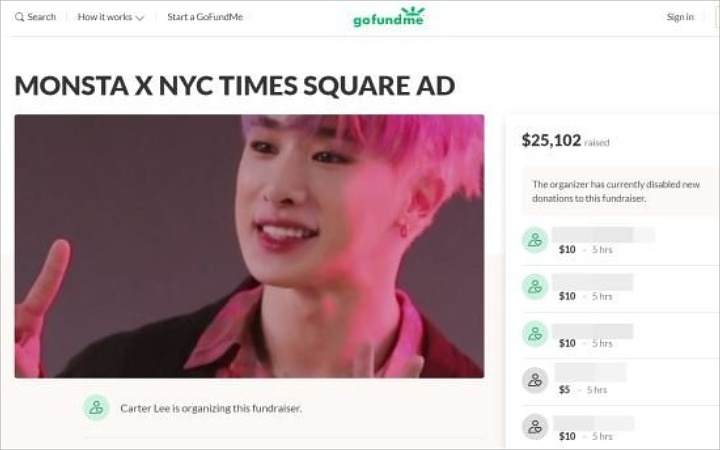 Fans Wonho Disebut Permalukan Korea Usai Galang Dana Demi Pasang Iklan di Times Square NY