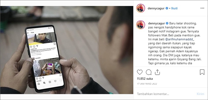 Denny Cagur Anggap Kolaborasi Bareng Arif Muhammad \'Mak Beti\' Adalah Tantangan Gara-Gara Ini