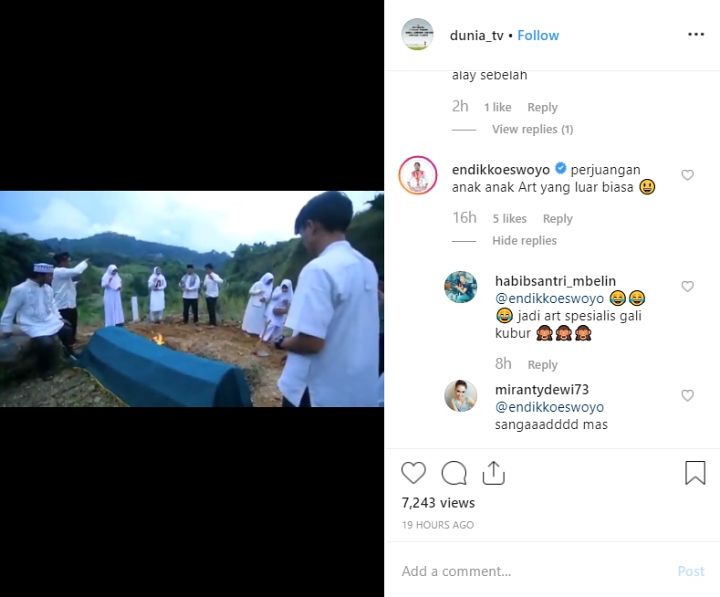 Sutradara ‘Azab’ Indosiar Beber Cara Pembuatan Makam Penuh Api, Endik Koeswoyo Beri Komentar Ini
