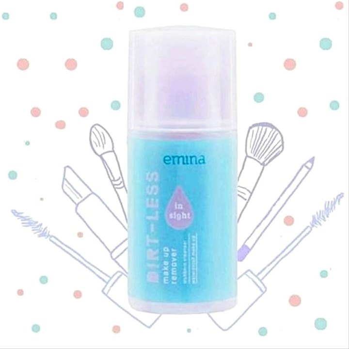 Bersihkan Makeup Sekaligus Angkat Kotoran di Wajah dengan Emina Dirt-Less In Sight Make Up Remover