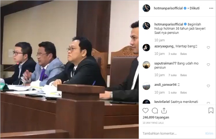 Hotman Paris Hutapea Bakal Pensiun Usai Sukses 36 Tahun Jadi Pengacara?
