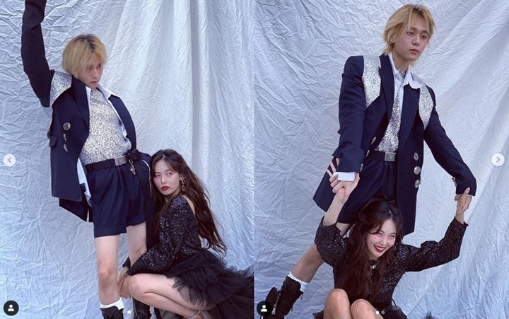 Gaya Teler HyunA dan E\'Dawn di Pemotretan Couple Tuai Komentar Julid