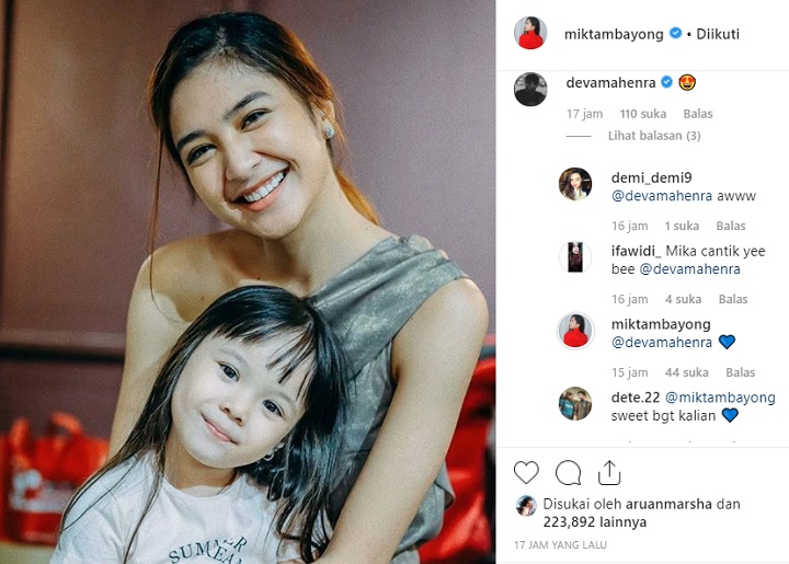 Mikha Tambayong Saling Balas Kode Cinta Dengan Deva Mahenra Pacaran