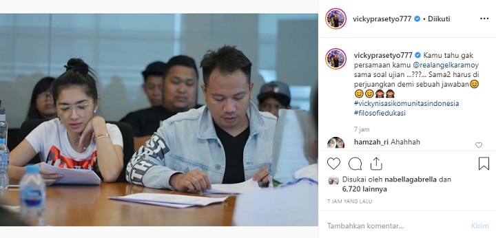 Vicky Prasetyo dan Angel Karamoy