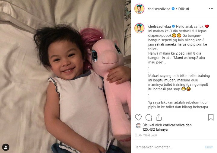 Caption Chelsea Olivia Soal Toilet Training Nastusha