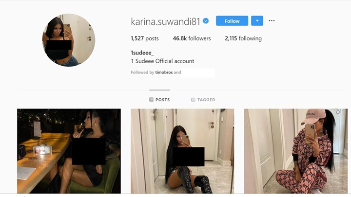 Senasib Luna Maya Instagram Karina Suwandi Juga Diretas Bertabur Foto Seksi