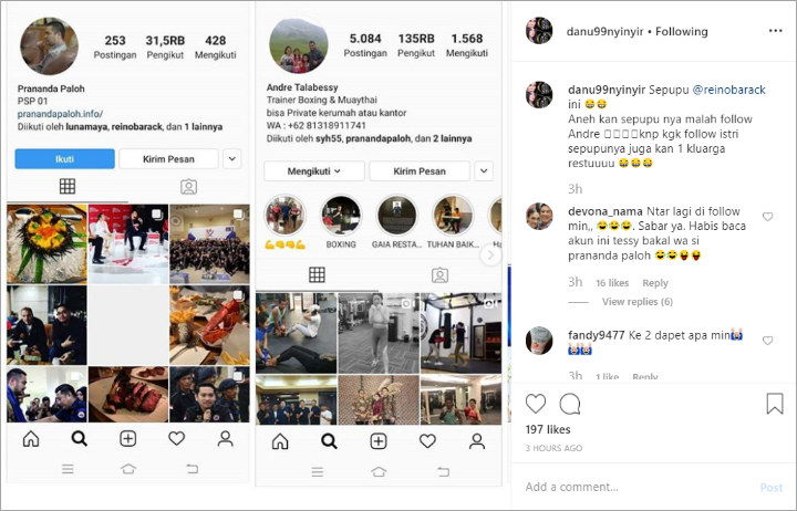 Sepupu Reino Tak Follow Akun Syahrini