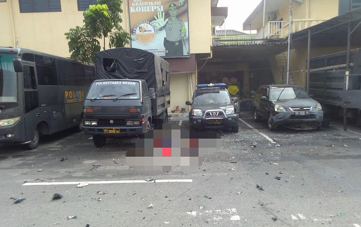 Bom Bunuh Diri Medan Jatuh Korban, 5 Polisi dan 1 Sipil Terluka
