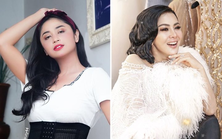  Jambul Menjulang Dewi Persik Disebut Jiplak Syahrini Hingga Jadi Perdebatan Siapa Lebih Kece?