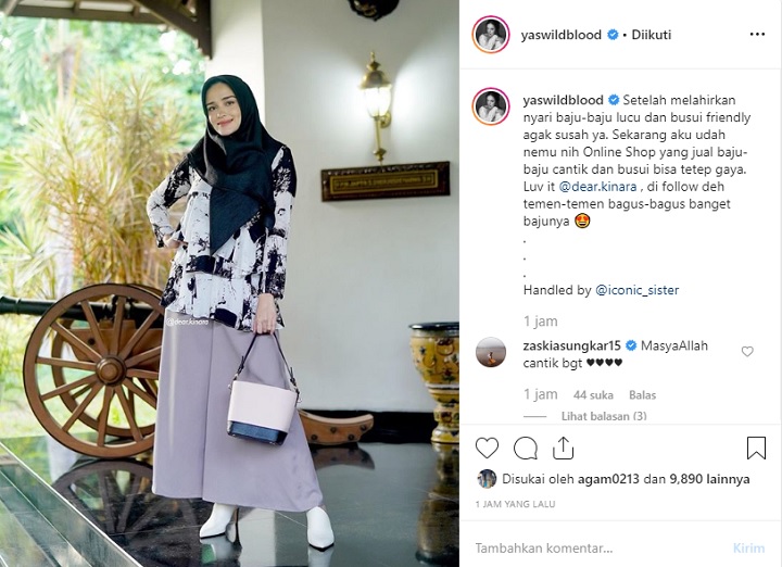 Yasmine Wildblood Tampil Berhijab Bikin Pangling, Aura Cantik Makin Terpancar Dipuji Habis-Habisan