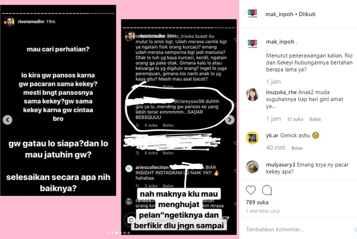 InstaStory Rio Ramadhan 2