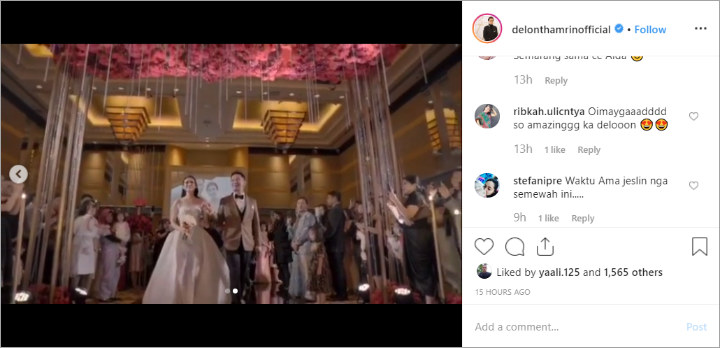 Bandingkan Dengan Yeslin Wang, Pernikahan Mewah Delon Thamrin Dengan Aida Tuai Decak Kagum